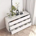 Cassettiera alta a 6 cassetti per camera da letto, cassettiera moderna in legno spaziosa, armadio contenitore grande comodino per soggiorno e ingresso