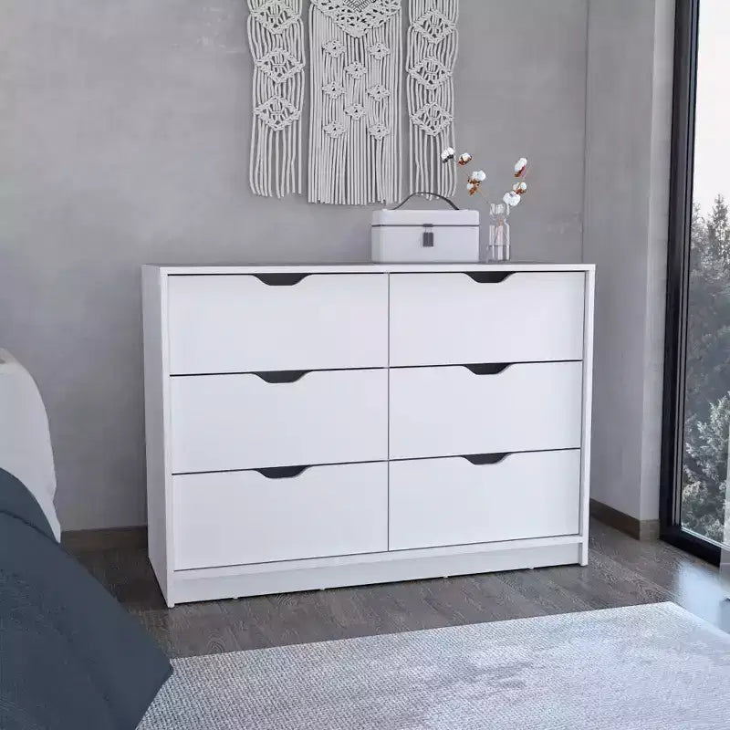 Comò moderno a 4 cassetti con ripiano superiore, cassetti spaziosi, cassettiera per camera da letto, ingresso, comò in legno