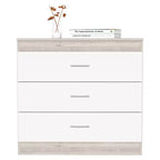 Cassettiera Verticale Moderna Minimalista a 5 Cassetti con Maniglie in Metallo e Cassetto Superiore con Serratura, Comò per Camera da Letto, Ingresso