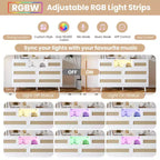 Cassettiera in Rattan con 6 Cassetti, Comò Resistente in Legno Naturale, Cassettiera a 6 Cassetti, Porta TV, Mobile Contenitore per Cameretta, Ingresso, Camera da Letto, Corridoio