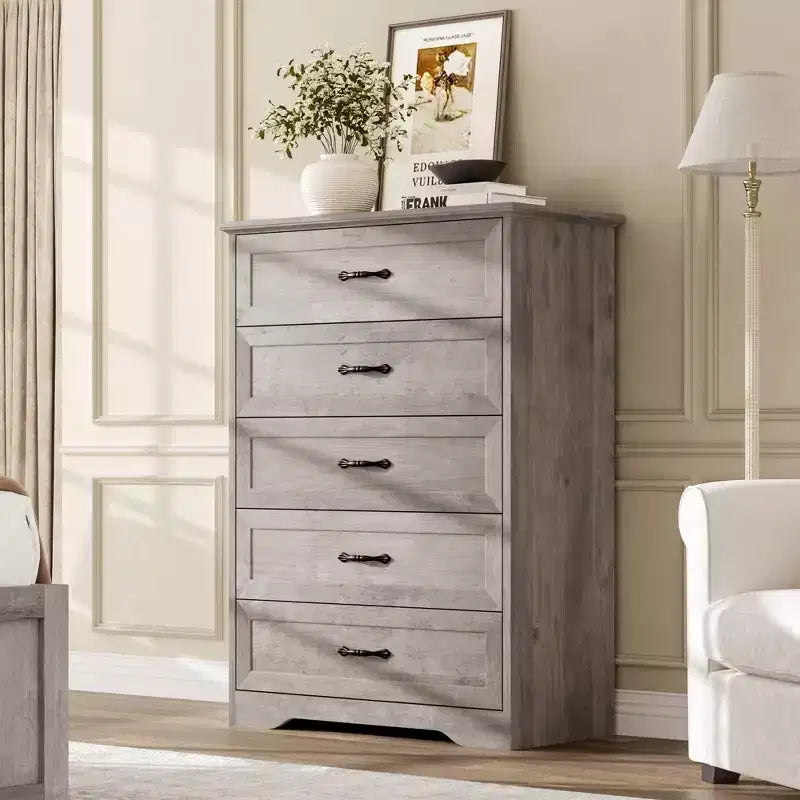 Comò moderno a 6 cassetti, Organizzatori e contenitori per vestiti, Comodini moderni