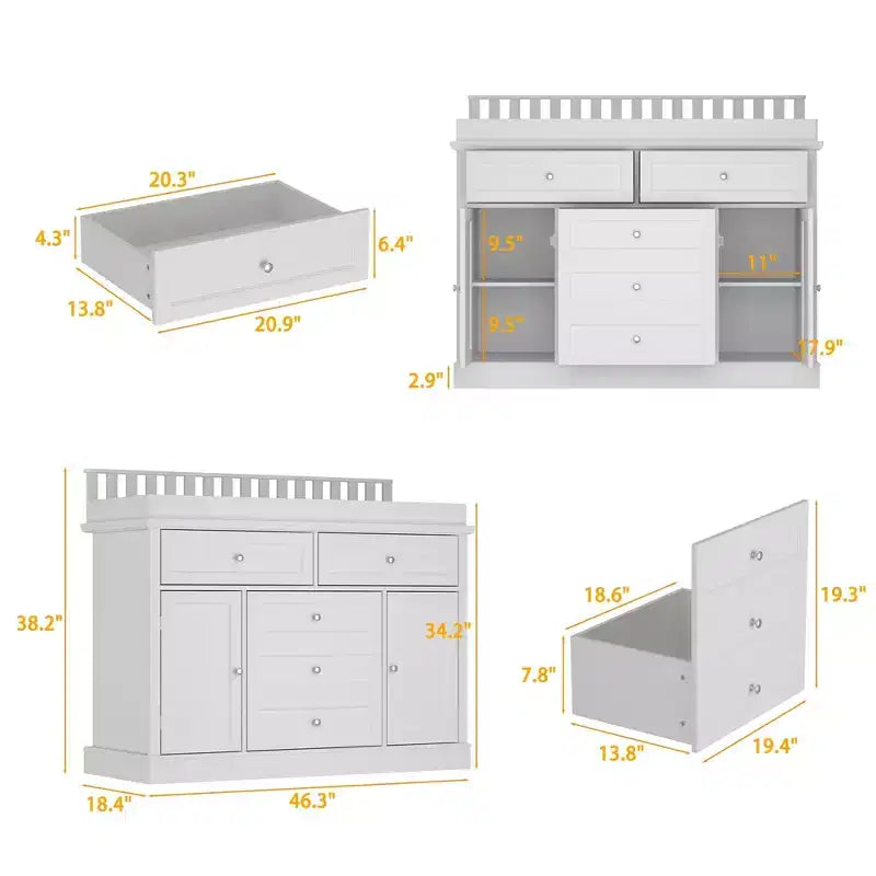 Fasciatoio Cassettiera Protezione bordi Rivestimento superiore