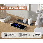 Comò a 9 cassetti per camera da letto, Comò lungo 160 cm e cassettiera in rattan, Stile Boho, Comò moderno per soggiorno, ingresso, camera da letto