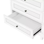 Cassettiera moderna Okak a 9 cassetti in stile rustico con maniglie argentate, comò minimalista in legno, cassettiera per camera da letto, ingresso