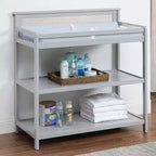Whisen Baby Changing Table, Coordinates with Connelly Crib, Safe & Stylish Nursery Addition