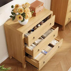 Cassettiera a 3 Cassetti per Camera da Letto, Cassettiera Moderna per Armadio, Cassettiera in Legno per Vestiti per Soggiorno, Corridoio, Armadio