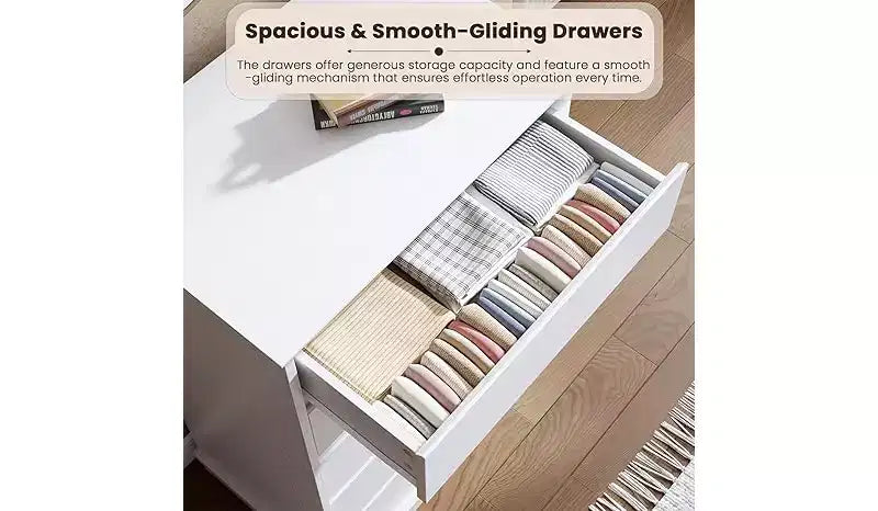 Cassettiera a 5 cassetti, Cassettiera con cassetti profondi, Cassettiera doppia grande per armadio con piano largo, Cassettiera alta in legno per soggiorno, camera da letto