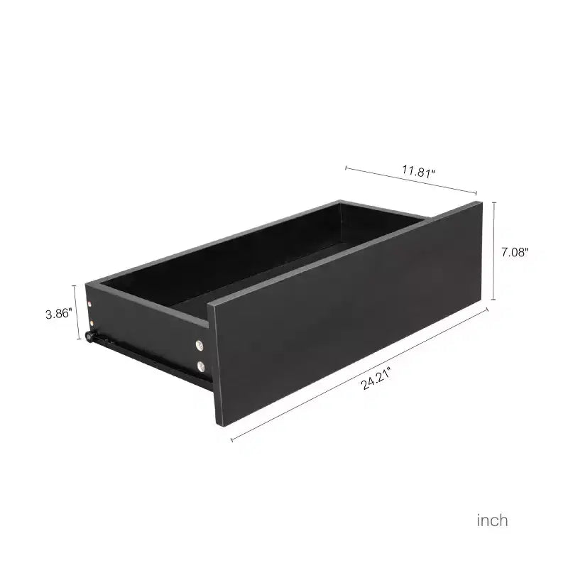 Comò moderno a 4 cassetti per camera da letto, cassettiera verticale dal design senza maniglie, armadietto contenitore per soggiorno, ingresso o ufficio
